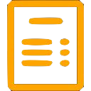 Icono de una factura.